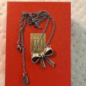 James Avery bow necklace